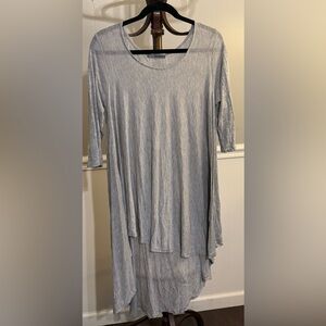 Cherish Heather Gray Tunic Top